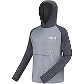 Riverruns UPF 50+ Sun Protection Hoodie Shirt Rash Guard Long Sleeve Shirt#1012