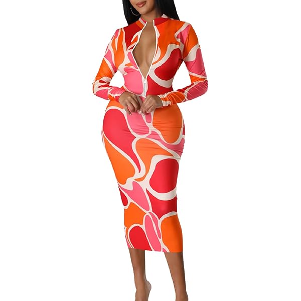 Amazon.com: Women's Dollar Money Print Sexy Mesh See Through Dresses Long  Sleeve Midi Bodycon Party Club Dress White : Clothing, Shoes & Jewelry