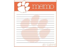 Fanatic Group Clemson Tigers Memo Note Pad - 2 Pads