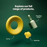Earth Rated Flying Disc Dog Toy Small Yellow 7.2 inch TPE Floats Water view 8