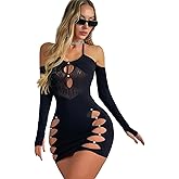 Fishnet Dress for Women Fishnet Stockings, Exotic Dancer Fishnets Lingerie Stylish Bodysuit Leggings Lingerie Bodystocking