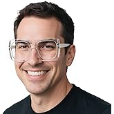 OCCI CHIARI Large Reading Glasses for Men Designer Thick Square Readers 1.0 1.25 1.50 1.75 2.0 2.25 2.50 2.75 3.0 3.5 4.0