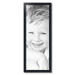ArtToFrames 12x33 Inch Black Picture Frame, This