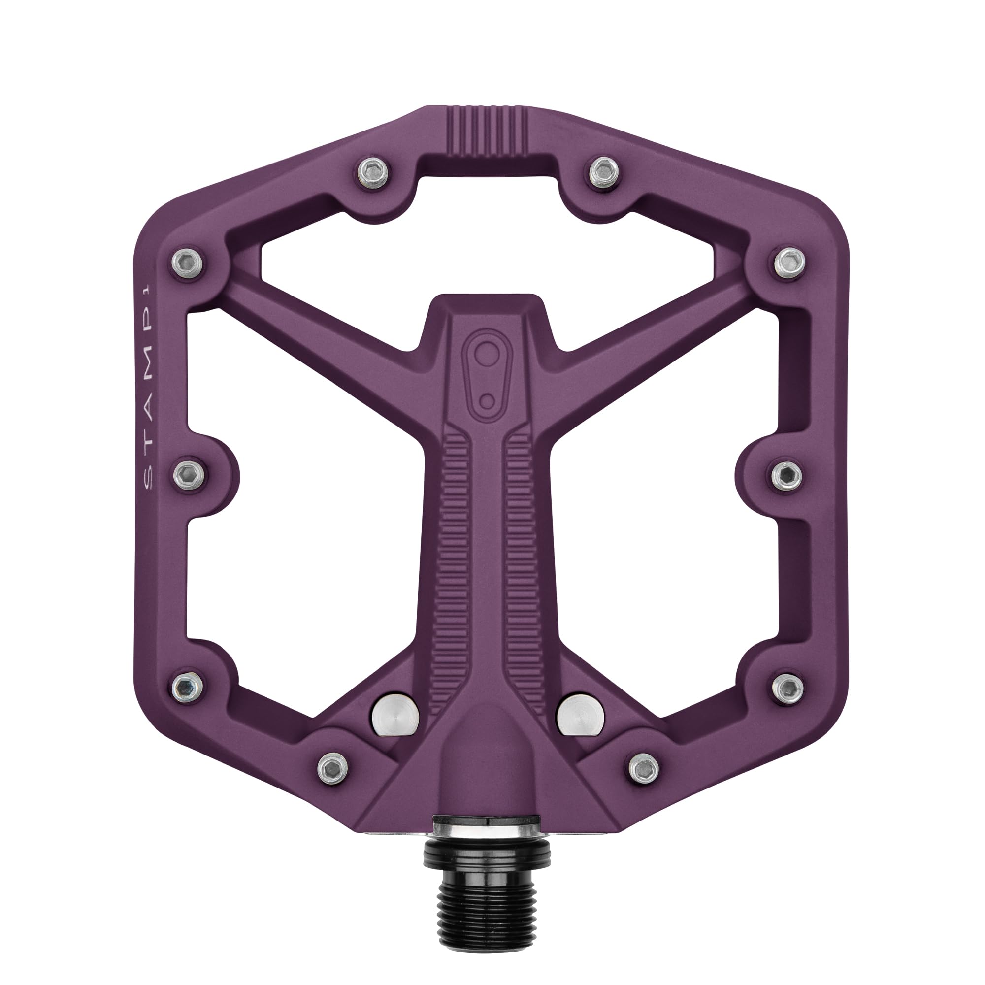 Crankbrothers Stamp 1 Gen 2,Composite MTB Bike Pedal, Purple, Small Image