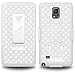 Amzer Shellster Shell Holster Combo Case Cover for Samsung Galaxy Note 4 - Retail Packaging - White