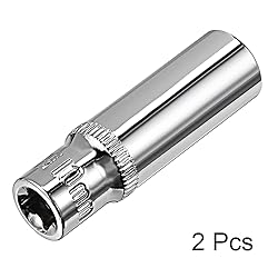 uxcell 4 Pcs 1/4 Inch Drive 10mm 6-Point Deep