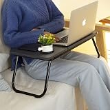HOFLERA Laptop Desk Bed Tray with Foldable Legs Cup Slot Reading Holder view 7
