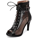 Scaoruki Women Classic Gladiator Sandals Summer Booties Breathable Mesh Sandals