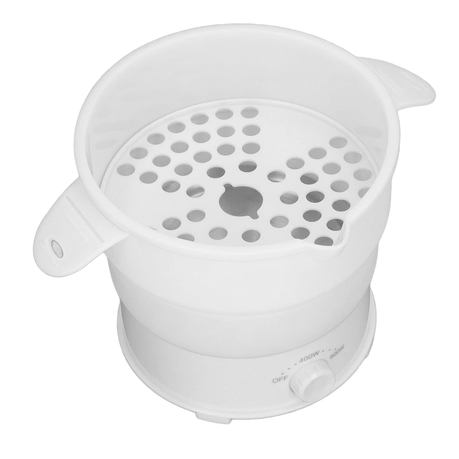 Luqeeg 800W | 1.2L Portable Foldable | Electric Cooker Pot for Dormitory, Camping, Office, Travel