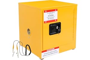 OLIPIC Hazardous Storage Cabinets, Industry Safety Cabinet, Explosion Proof Cabinet Dangerous Goods Storage, Ultimate Safety Fireproof Hazardous Material Safety Box,17x17x18In