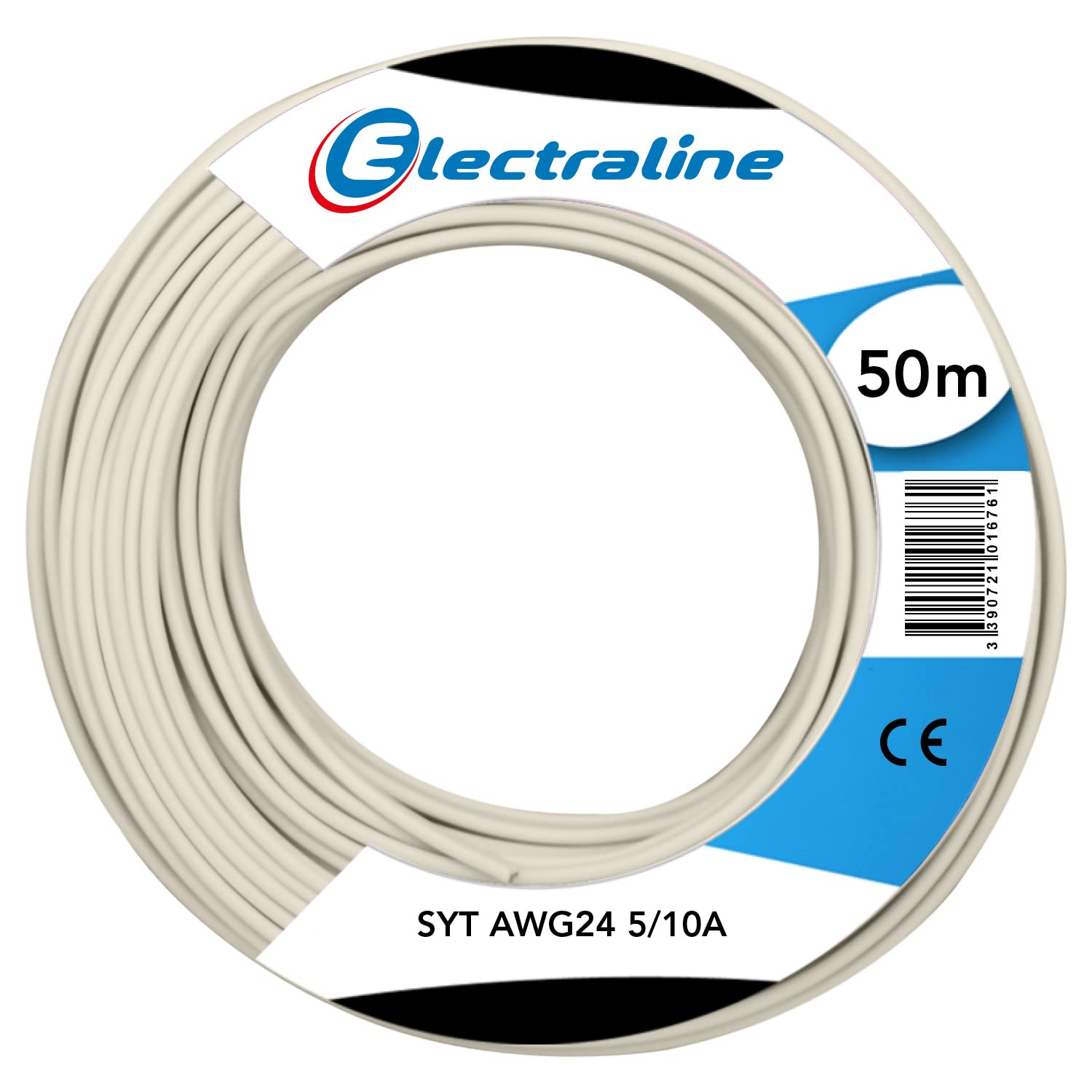 Electraline LMF901516764 SYT AWG24 2 Pairs 5/10A 50m Ivory