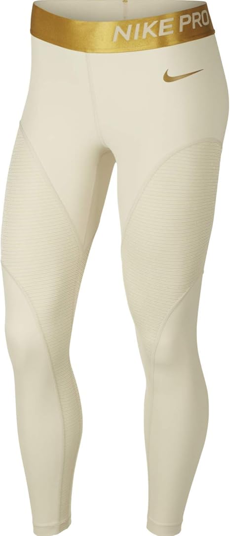 mallas nike pro beige