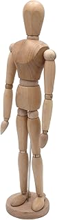 Meister Gliederpuppe 20 cm Hoch aus Feinem Samakholz FSC, Mannequin - Zeichenpuppe - Modellpuppe