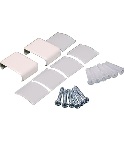Canal Protector De Cable Wiremold B-1 - Metal Color Marfil, 5 Pies, Fabricado En EE.UU., Ideal Para Organizar Cables