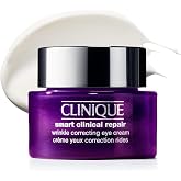 Clinique Smart Clinical Repair Wrinkle Correcting Eye Cream With Hyaluronic Acid + Peptides | Anti-Aging, Hydrating + Depuffing