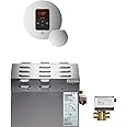 Mr Steam MS-90-EC1 Steam Bath Generator Package in Polished Nickel for rooms up to 110 cubic feet
