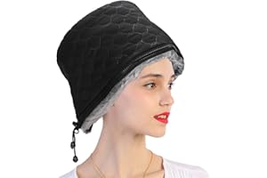 Hair Steamer Cap, Black Hair Steamer Cap Household Electric Heating Hat Adjustable Hot Oil Treatment Hat For Hair Care Us Plu