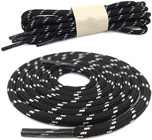 NexCham NonSlip Round Shoelaces for Sneakers Thick Shoe Laces for