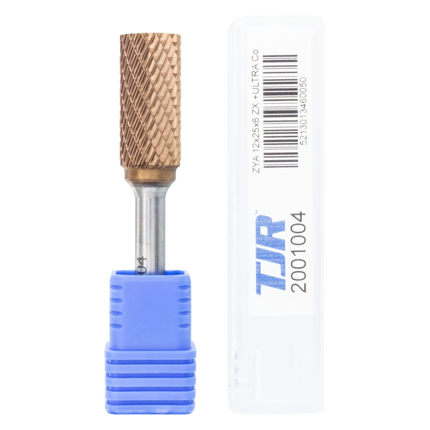 Carbide Burr with coating ULTRA Co, 12mm (metric) diameter with 6mm metric shank, ZYA 1225.06 cut ZX (special with chip breaker) TJR — image 1