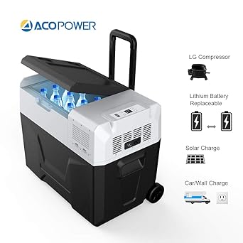 ACOPOWER HY-R40A - Nevera portátil con batería (40 L): Amazon.es ...
