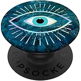 Rainbow Evil Eye Blue PopSockets Adhesive PopGrip