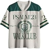Graphic Tees Summer Novelty Women Men Oversized Psalm Bible Element Christian Jersey