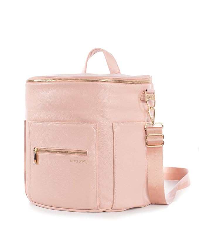 fawn design premium vegan leather diaper bag and backpack