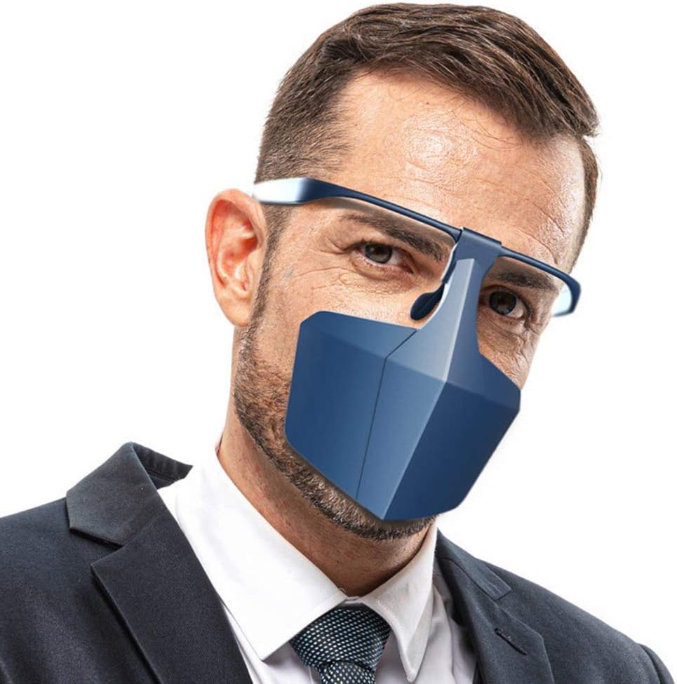 2 Pack Face Shield Personal Protective Face Splash Shield Face Protective Mask
