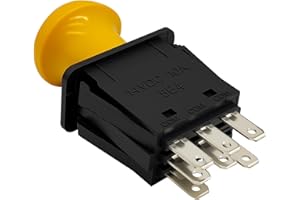 FBLOWMOD 725-3233A Mower Clutch PTO Switch, 7 Terminals 10 AMP, Upgrade Blade Clutch Switch Fit for Cub Cadet MTD RTZ XT2 ZT1 ZTR Zero 1515 1517 1525 1527, Replace 725-3233 925-3233A Delta 6201-308 6204-308