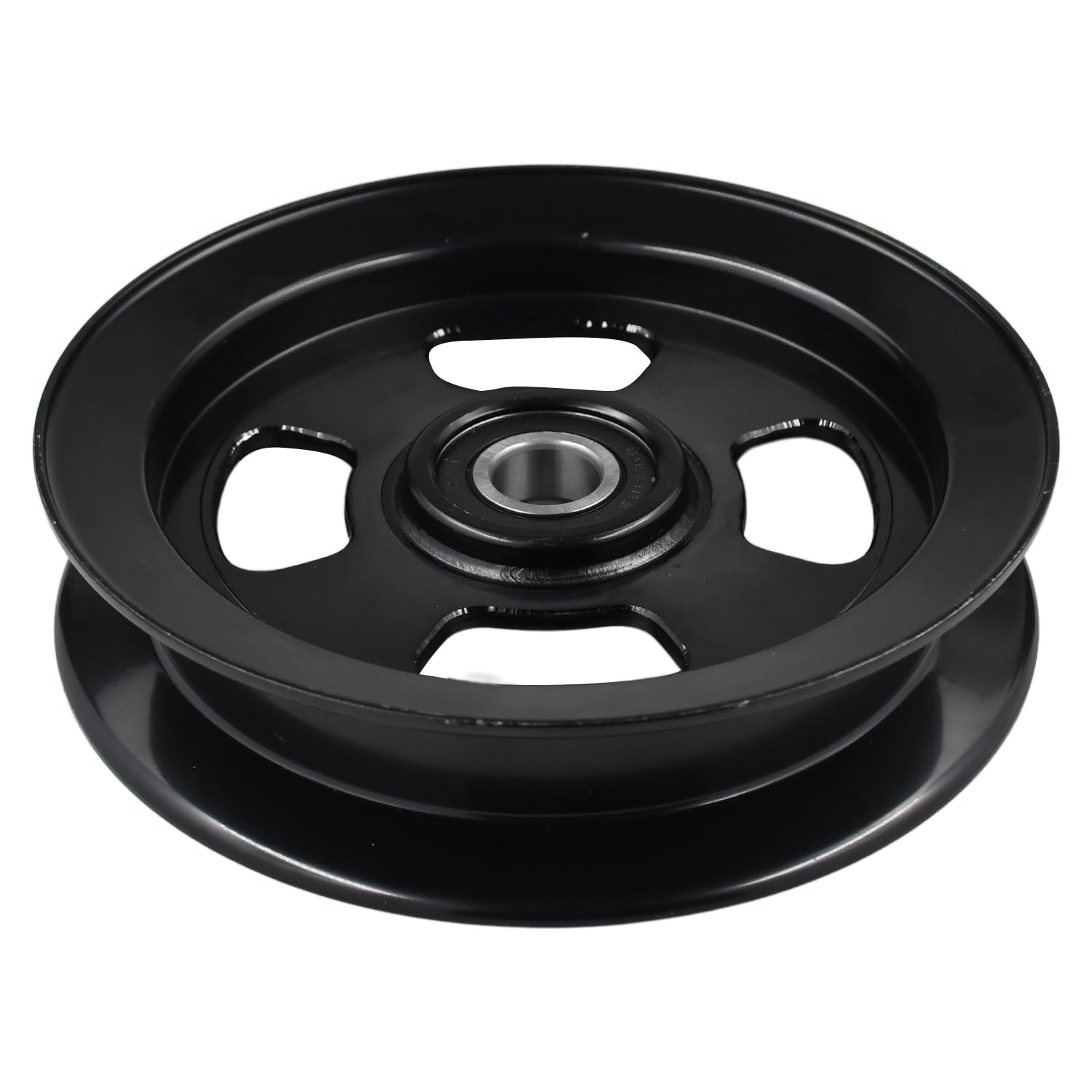 Photo 1 of Meckparts Flat Idler Pulley 132-9425 103-8743 116-4668 Compatible with Toro Exmark Titan HD Z Master Lazer Z 1329425 1038743 1164668