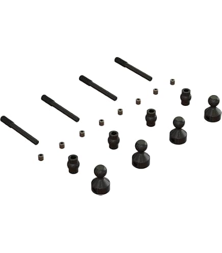 Support De Suspension Arrière Réglable ARRMA ARA320656 En Aluminium - Pour Modèles TLR
