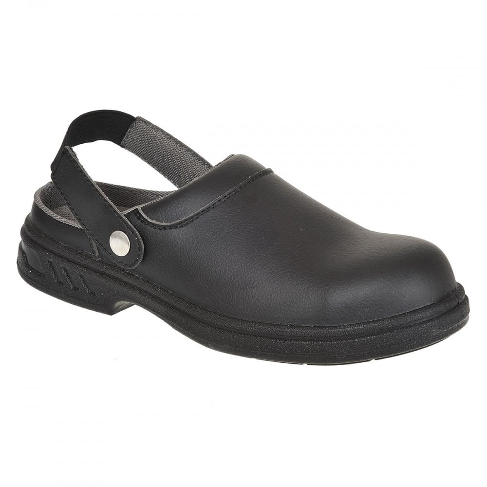 Portwest Steelite Safety Clog SB AE WRU, Size: 43, Colour: Black, FW82BKR43 — image 1