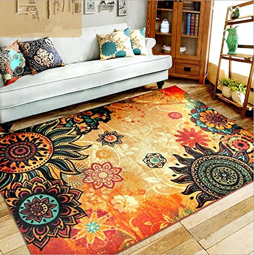 Judy Dre am Bohemian Style Carpet Fashion Home Carpet European Chinlon Antislip Bedroom Rug Boho Living Room Rugs (51