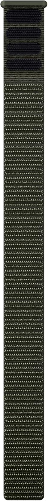 Garmin UltraFit 26mm Nylon Watch Strap Lightweight Moss fēnix epix Descent D2 view 2