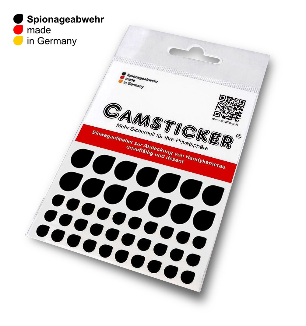 contraespionaje - 44 STK. camsticker® - Ø6 mm & Ø10 mm - Nevera ...