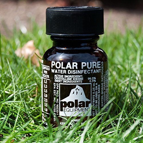 Polar Pure Iodine Water Purifier Camping Gear More Effective Than