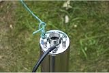 Sealey Wpw9355 Borehole Deep Well Pump 55mtr Head 9 Stage 230V Stainless Steel view 3