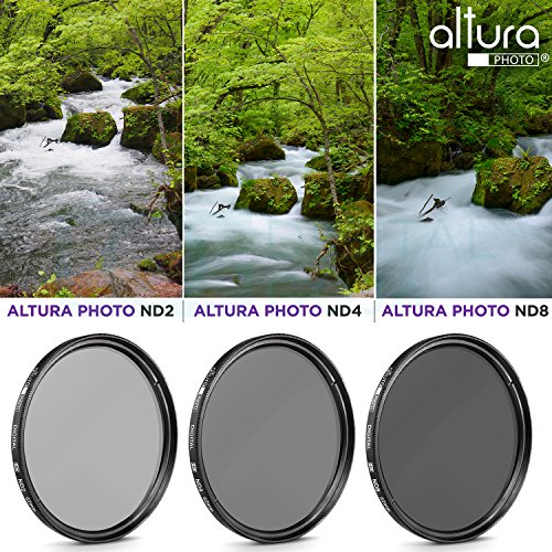 image for 62MM Altura Photo Neutral Density Professional Photography Filter Set 