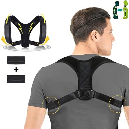 Charminer Haltungskorrektur, Geradehalter zur Rückentrainer Schulter Rückenstütze Geradehalter Schulter ideal für haltungsbed