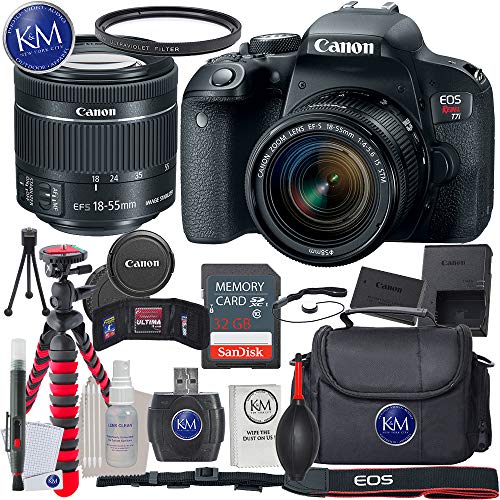 Canon EOS Rebel T7i EF-S 18-55 is STM Kit + 32GB + Essential Photo Bundle Canon EOS Rebel T7i EF-S 18-55 is STM Kit + 32GB + Essential Photo Bundle