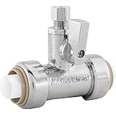 Jones Stephens C77445LF 3/4" x 3/4" x 1/4" Compression PlumBite Push On Stop Tee, Bag of 1