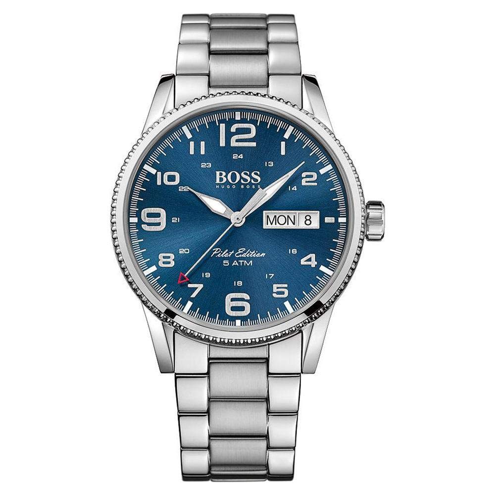 BOSS Analogue Quartz Watch for men with Silver Stainless Steel bracelet - 1513329