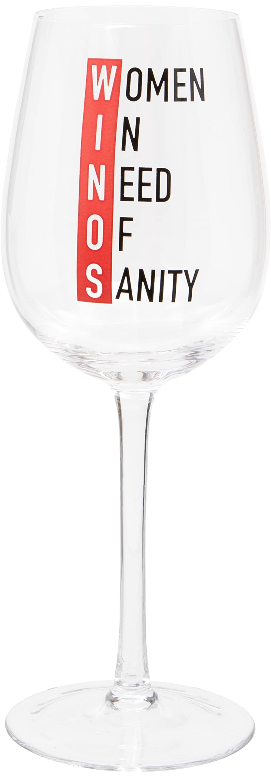 Maturi Winos' Humorous Wine Glass, 420ml