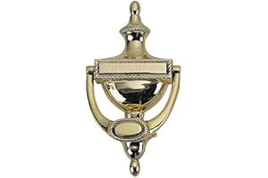 Brass Accents Door Knocker, 8"/A06-K0170-605, Polished Brass