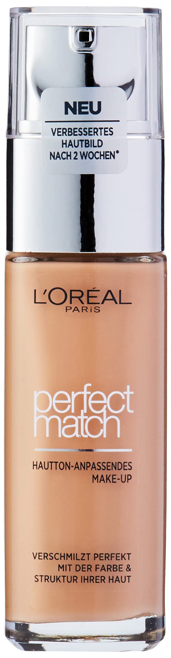 L'Oréal Paris Perfect Match Make-Up, No. 3.5.N Peach, Liquid Foundation with Hyaluronic and Aloe Vera, 30 ml — image 1