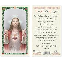 Oración a El Padre Nuestro Tarjetas Laminadas en Espanol (25 ...