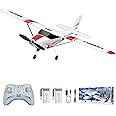 HAWK'S WORK 4 Channel RC Plane, Remote Control Airplane Cessna Ready to Fly, Brushless Motor 6-axis Gyro Stabilizer 3 Flight Mode Stunt Flying, Easy Trainer for Beginner & Kid