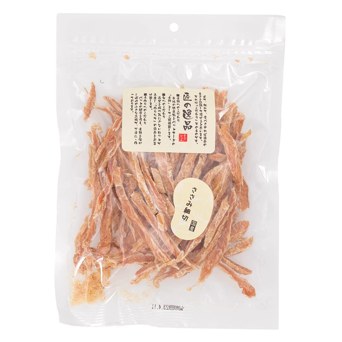 匠の逸品 犬用おやつ ささみ細切 150グラム (x 1)商品画像