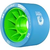 ATOM Savant Skate Wheels (Blue-91A 8 Pack)