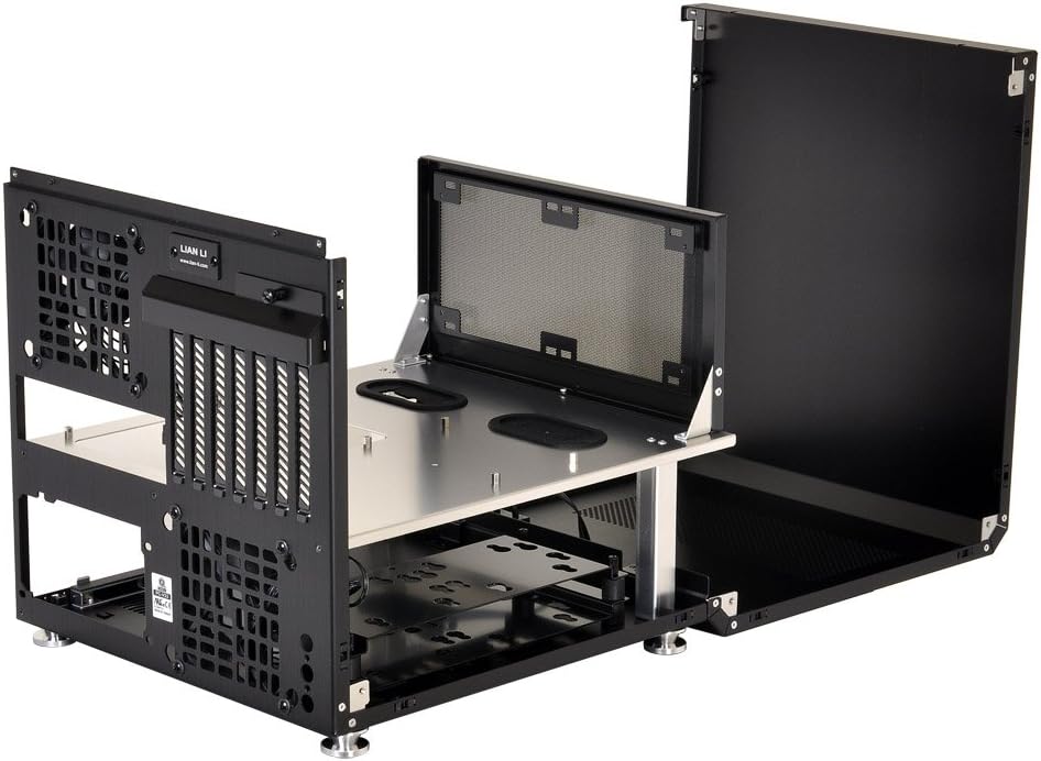 Amazon Lian Li Atx対応キューブ型ケース フロント開閉機構 ブラック Pc V33b 日本正規代理店品 Lianli Pcケース 通販